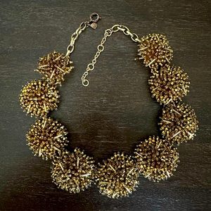 J Crew Gold Statement Necklace